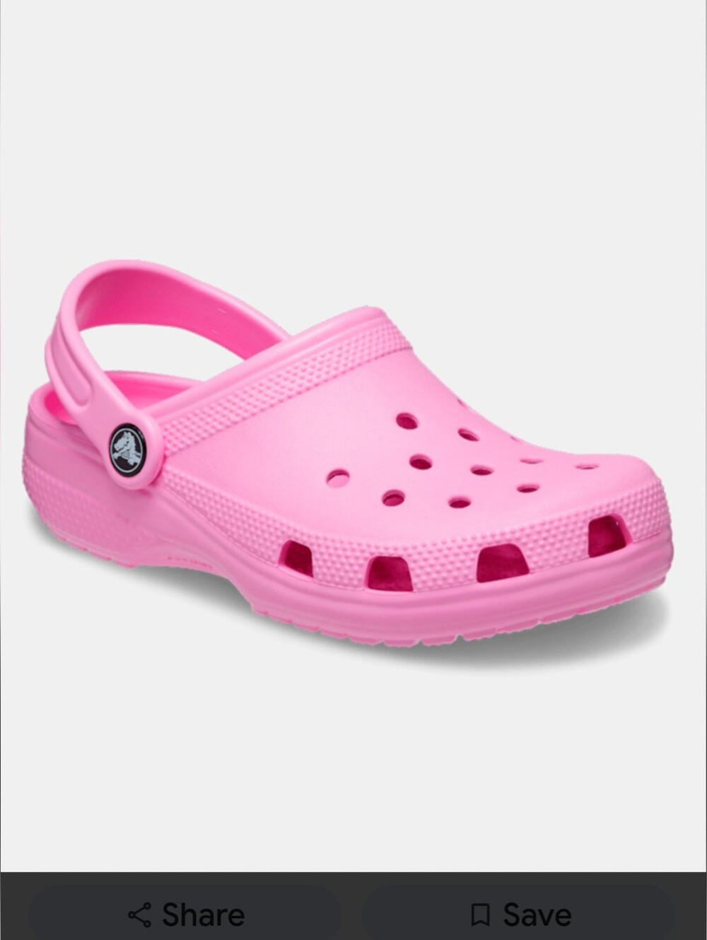 Crocs Classic Clog Kids' Sandals Pink Toddler Size C7 Like New - Picture 5 of 15
